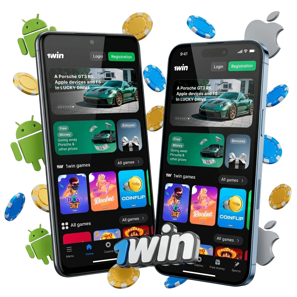 1win Official App on Android and iOS.