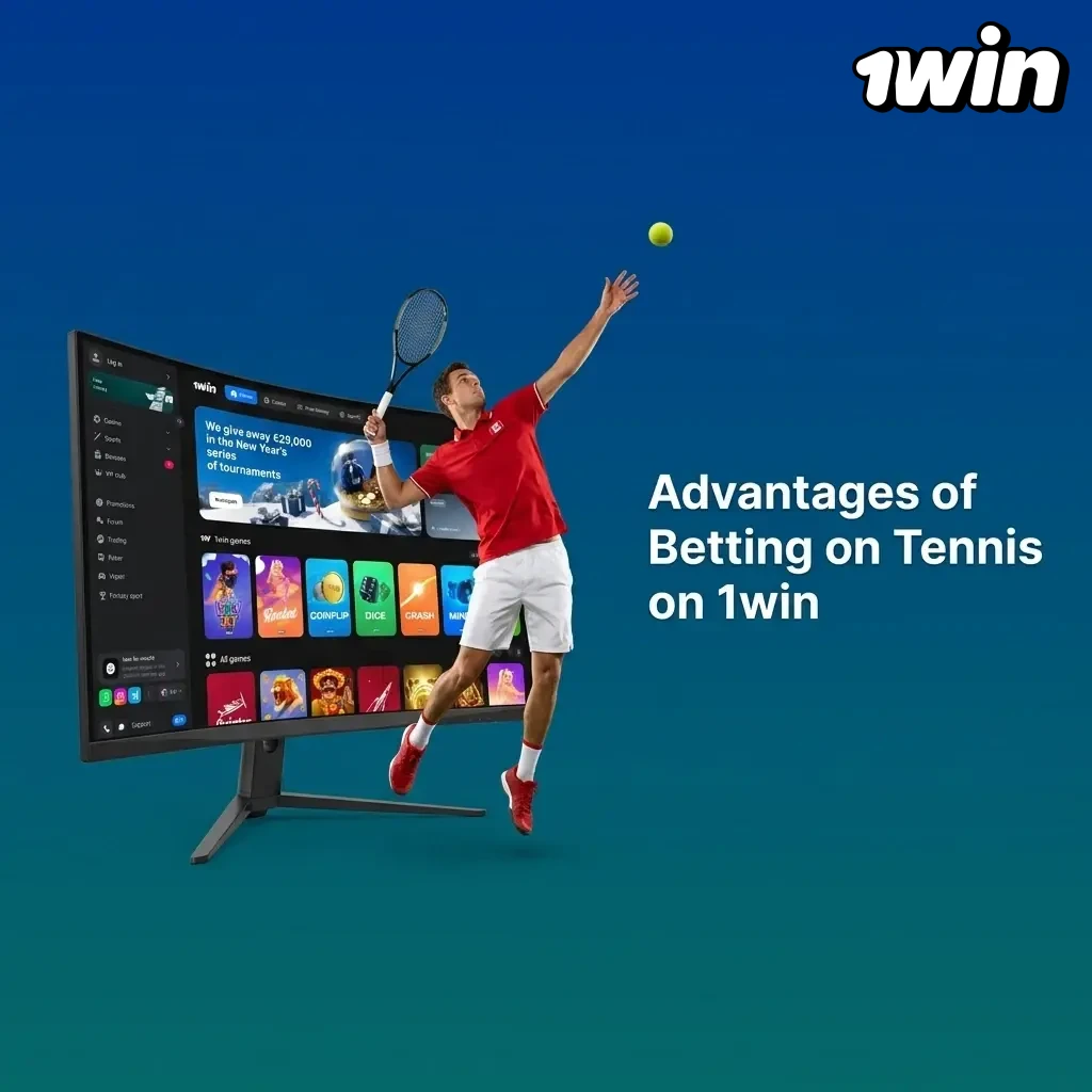Tennis betting on 1win Canada with ATP, WTA, Grand Slam coverage, live odds, CAD deposits, and 500% welcome bonus