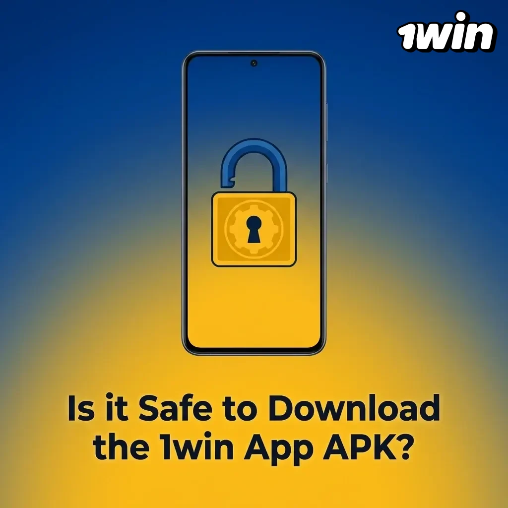 1win app APK download safety showing SSL encryption and Curaçao eGaming licence security features on official website