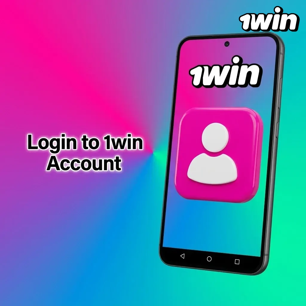 1win account login page showing sign in form with email, password fields and secure access steps on any device